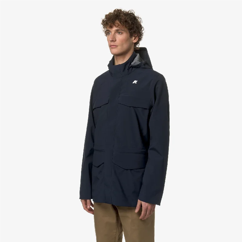 MANPHY BONDED JERSEY - Jackets - Mid - Man - BLUE DEPTH