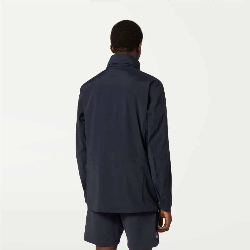 MANPHY STRETCH NYLON JERSEY - Jackets - Short - Man - BLUE DEPTH