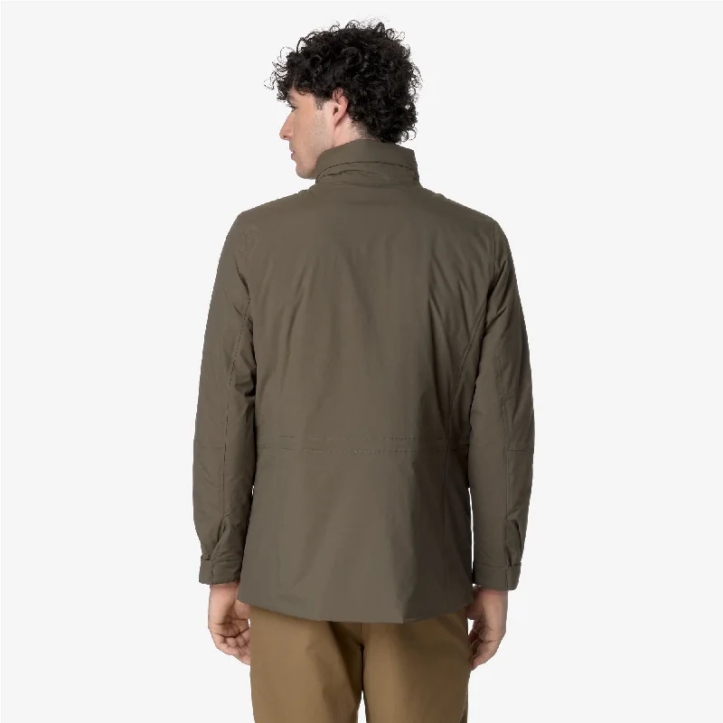 MANPHY WARM OTTOMAN - Jackets - Mid - Man - BROWN GREENISH