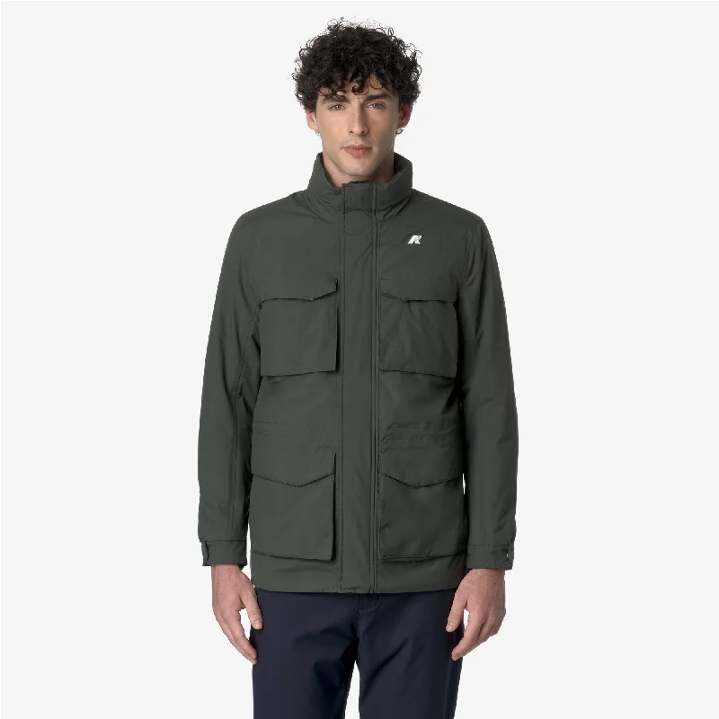 MANPHY WARM OTTOMAN - Jackets - Mid - Man - GREEN BLACKISH