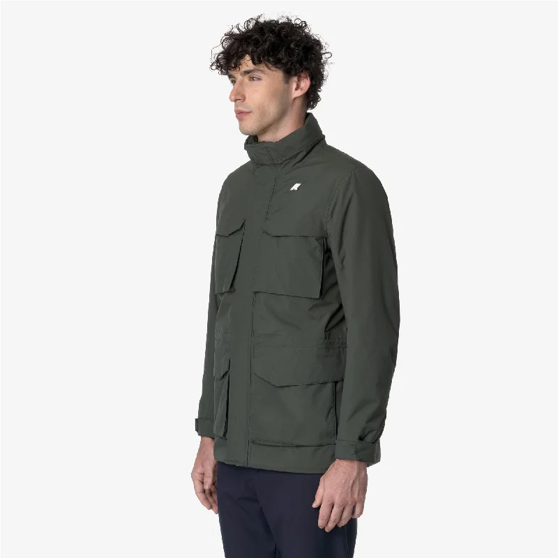 MANPHY WARM OTTOMAN - Jackets - Mid - Man - GREEN BLACKISH