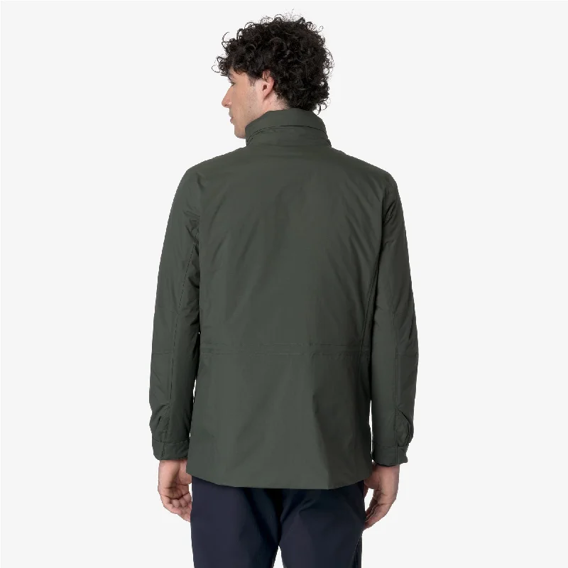 MANPHY WARM OTTOMAN - Jackets - Mid - Man - GREEN BLACKISH