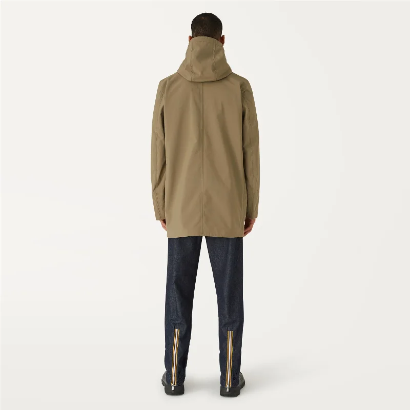 MARLYN BONDED - Jackets - Mid - Man - BEIGE TAUPE-BLUE DEPTH