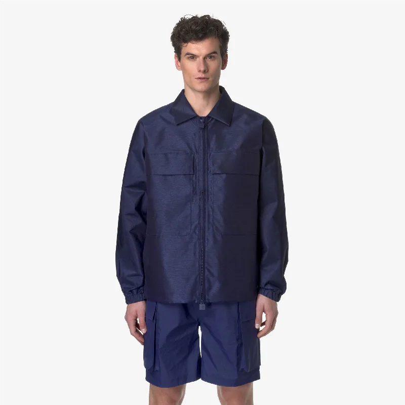 SHIREV SHANTUNG - LIKE 2L - Jackets - Short - Man - BLUE MD COBALT SHANTUNG