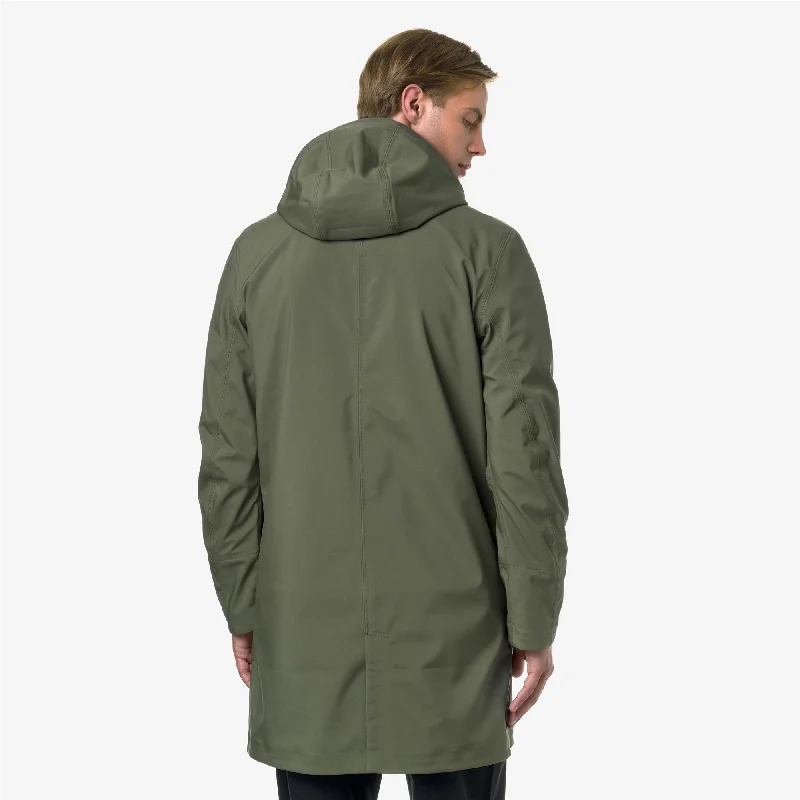 THOMAS BONDED - Jackets - Long - Man - GREEN B -BLUE DEPTH