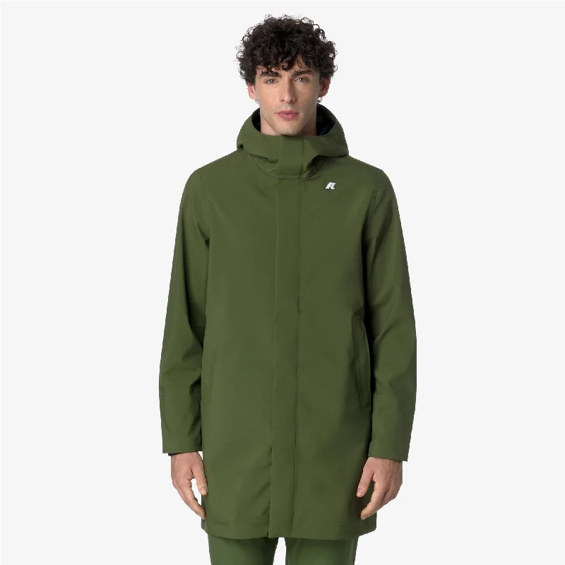 THOMAS BONDED - Jackets - Long - Man - GREEN C-BLUE D