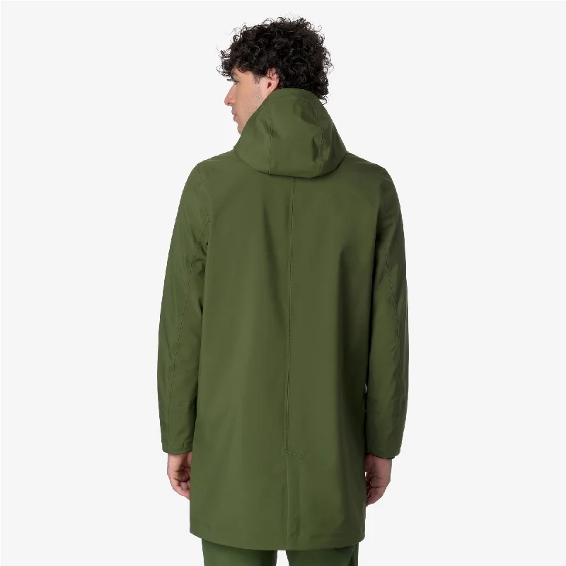 THOMAS BONDED - Jackets - Long - Man - GREEN C-BLUE D