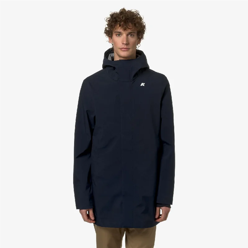 TOMMY BONDED JERSEY - Jackets - 3/4 LENGTH - Man - BLUE DEPTH