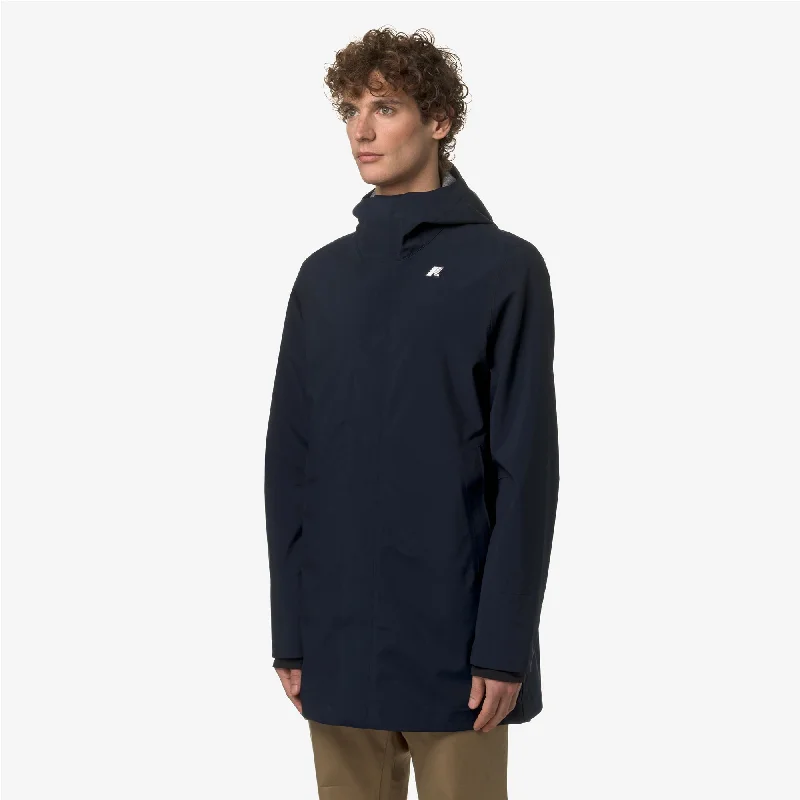 TOMMY BONDED JERSEY - Jackets - 3/4 LENGTH - Man - BLUE DEPTH