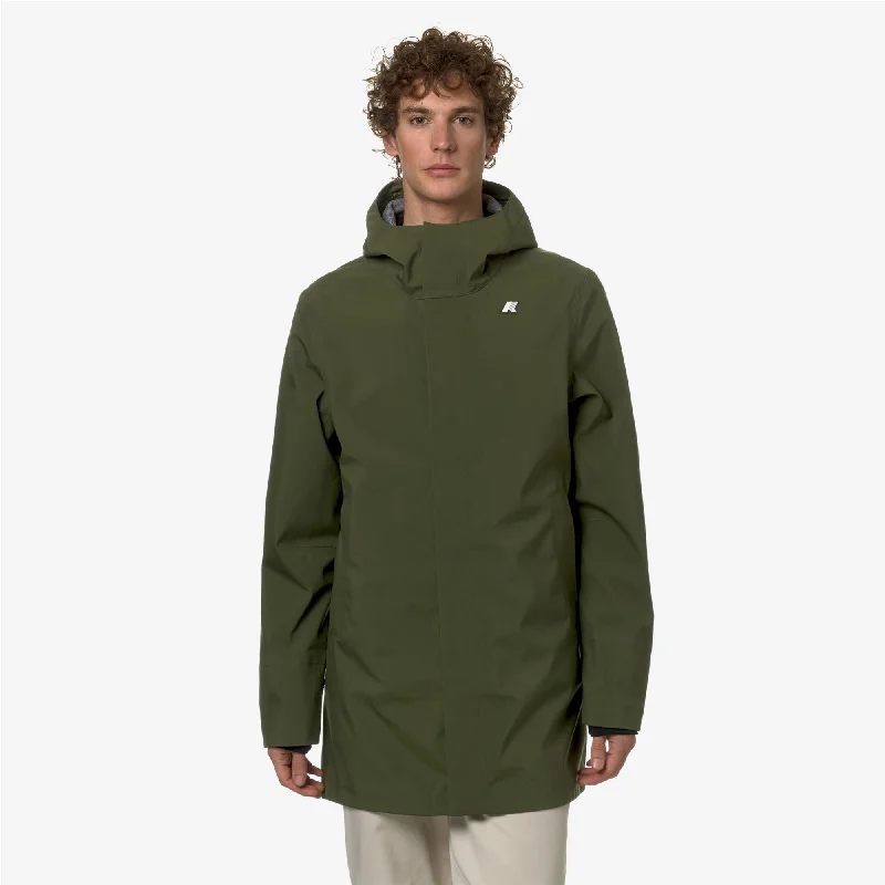 TOMMY BONDED JERSEY - Jackets - 3/4 LENGTH - Man - GREEN CYPRESS