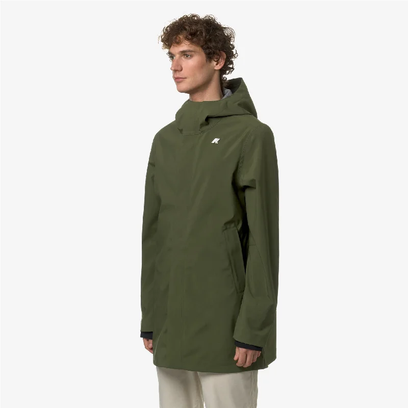 TOMMY BONDED JERSEY - Jackets - 3/4 LENGTH - Man - GREEN CYPRESS