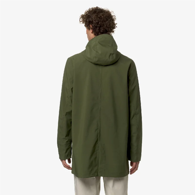 TOMMY BONDED JERSEY - Jackets - 3/4 LENGTH - Man - GREEN CYPRESS