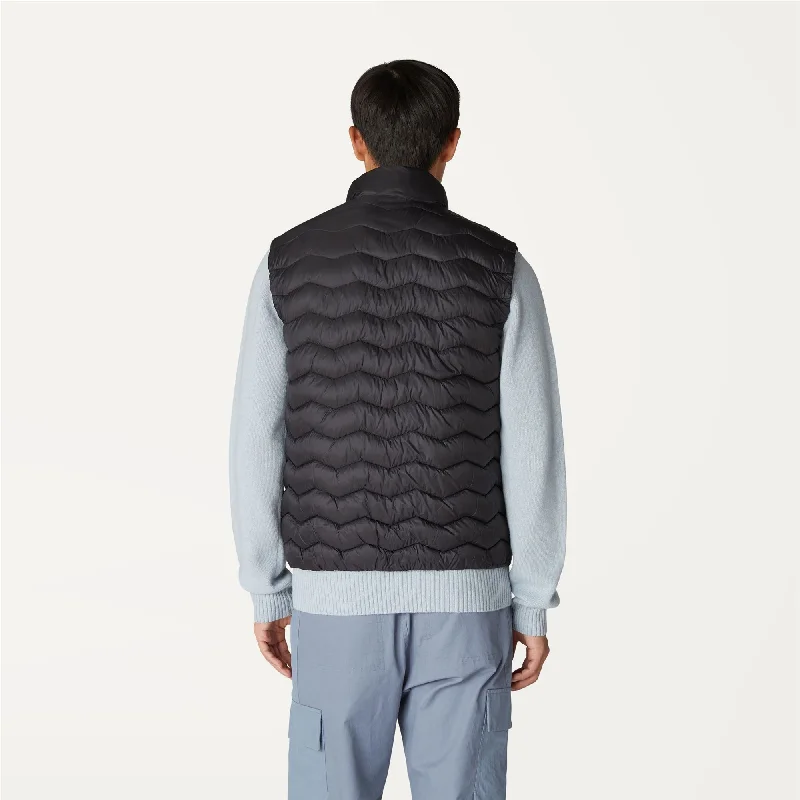 VALEN QUILTED WARM - Jackets - Vest - Man - BLACK PURE