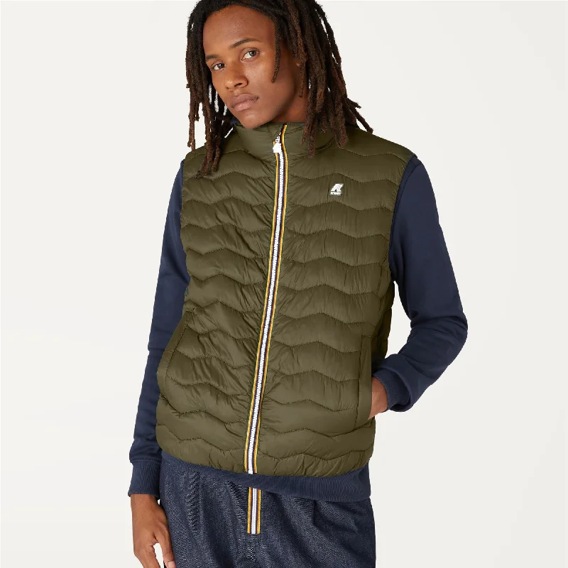 VALEN QUILTED WARM - Jackets - Vest - Man - GREEN BLACKISH