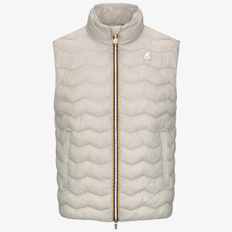 VALEN QUILTED WARM - Jackets - Vest - Man - BEIGE LT