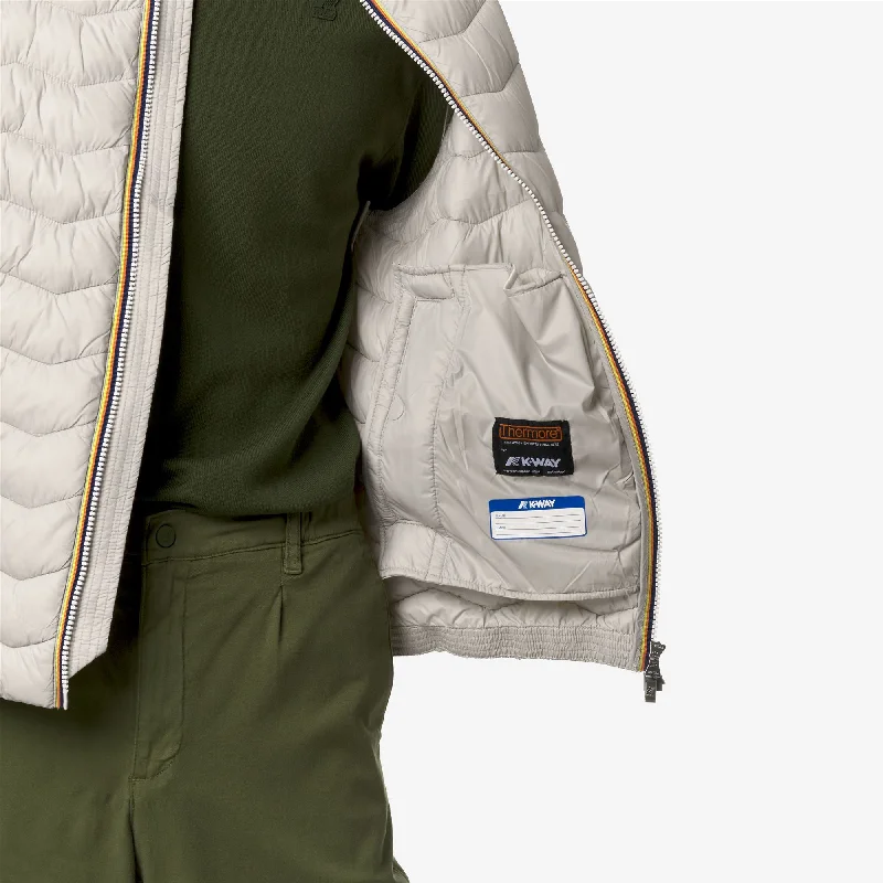 VALEN QUILTED WARM - Jackets - Vest - Man - BEIGE LT