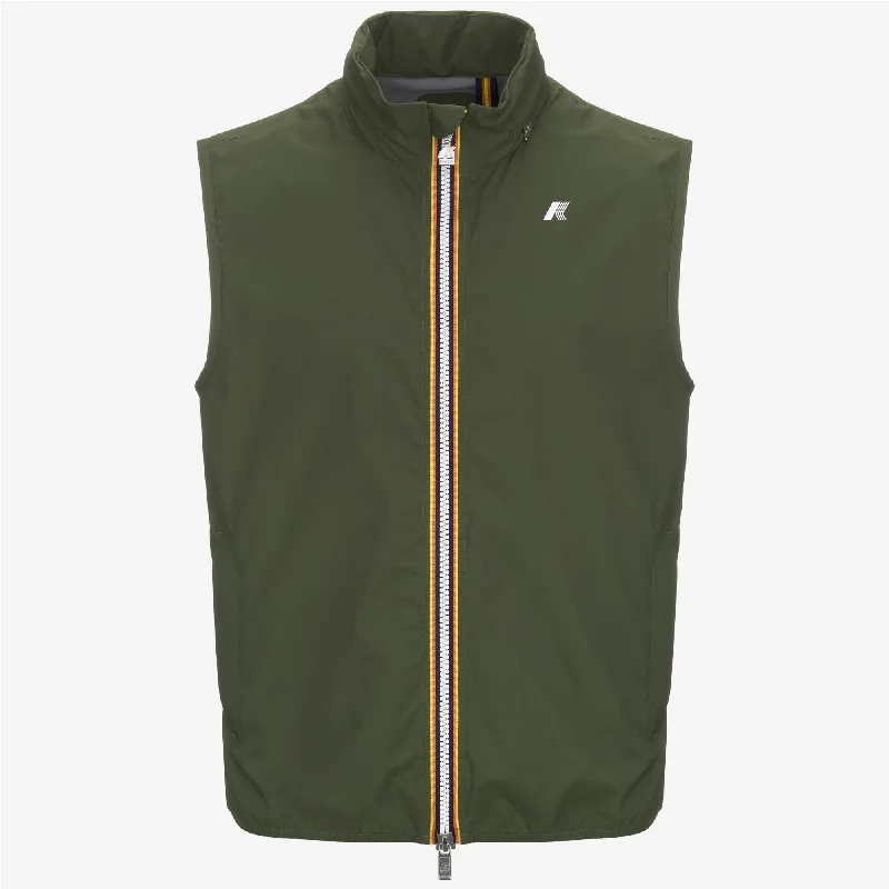 VALEN STRETCH DOT - Jackets - Vest - Man - GREEN CYPRESS