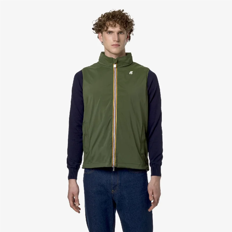 VALEN STRETCH NYLON JERSEY - Jackets - Short - Man - GREEN CYPRESS