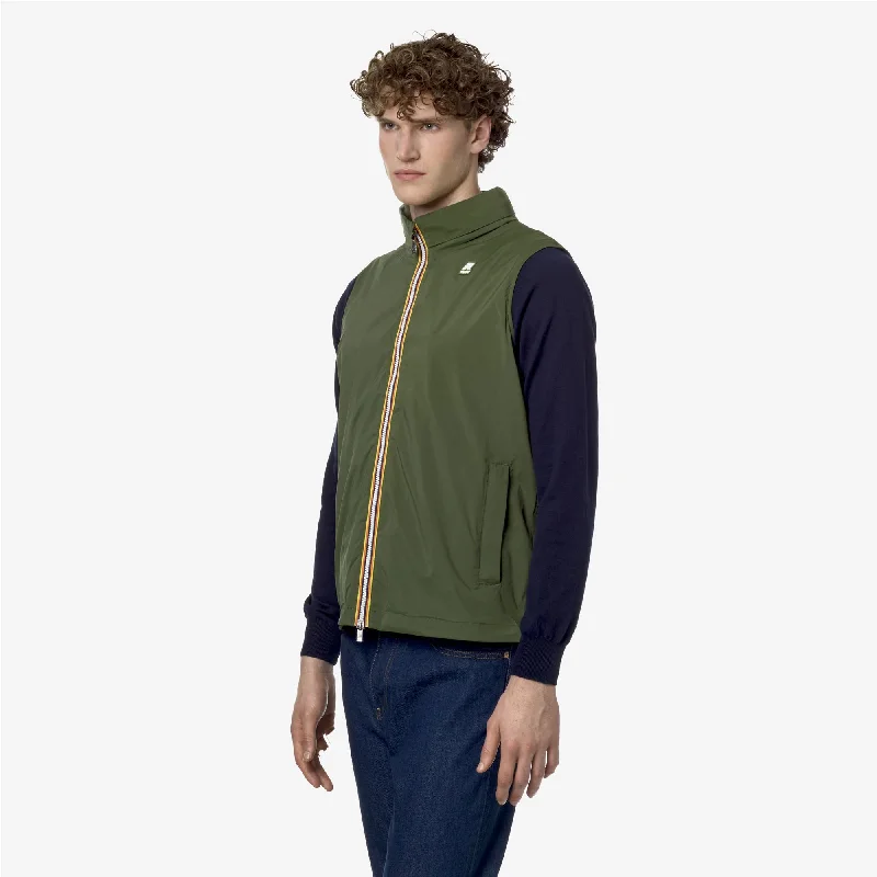 VALEN STRETCH NYLON JERSEY - Jackets - Short - Man - GREEN CYPRESS