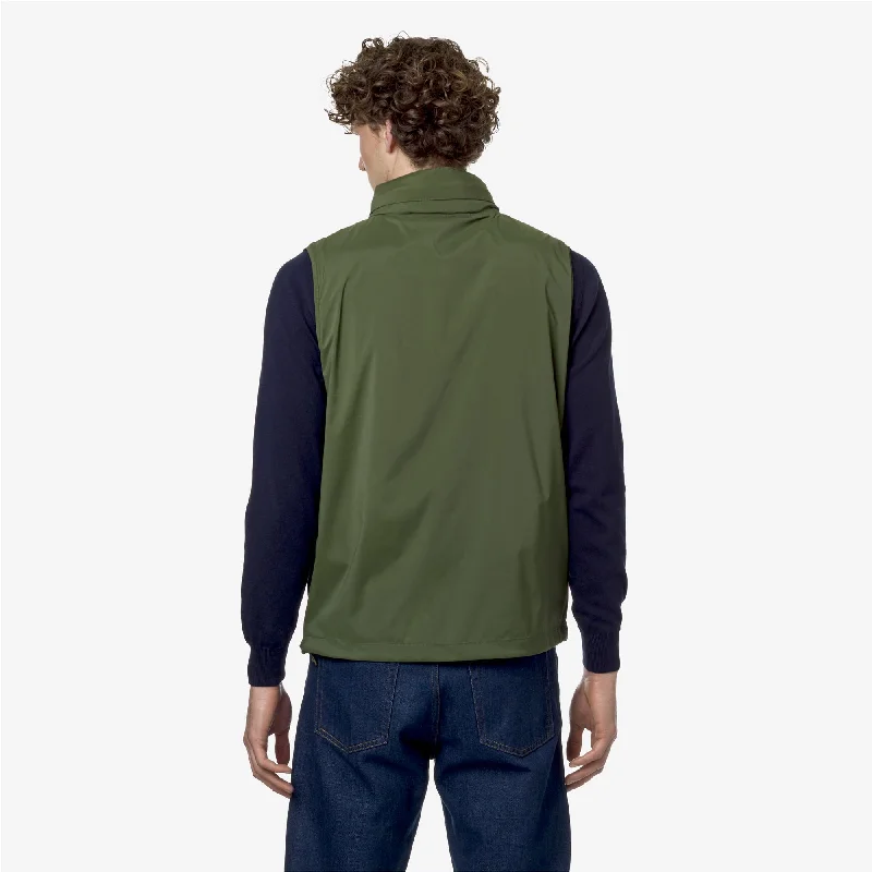 VALEN STRETCH NYLON JERSEY - Jackets - Short - Man - GREEN CYPRESS