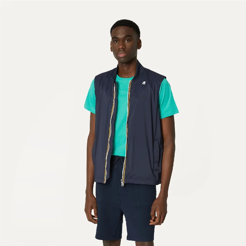 VALLY STRETCH NYLON JERSEY - Jackets - Short - Man - BLUE DEPTH