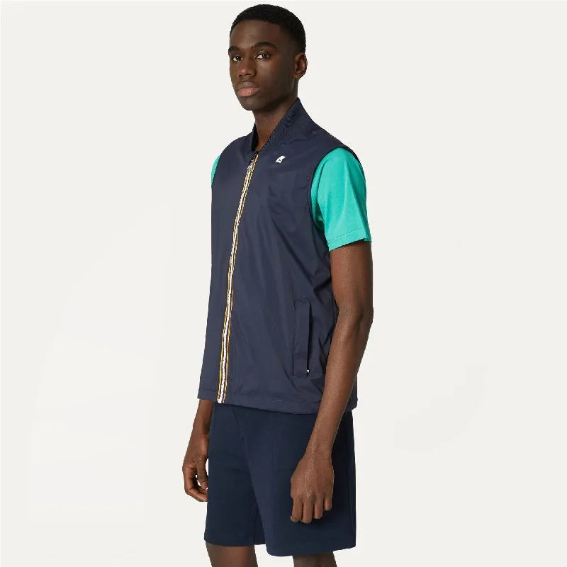 VALLY STRETCH NYLON JERSEY - Jackets - Short - Man - BLUE DEPTH