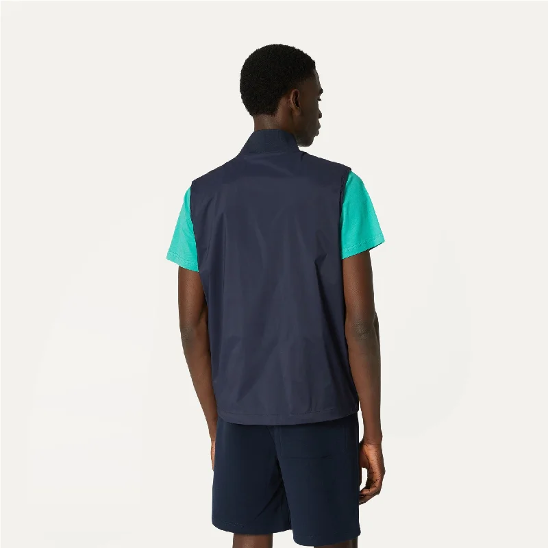 VALLY STRETCH NYLON JERSEY - Jackets - Short - Man - BLUE DEPTH