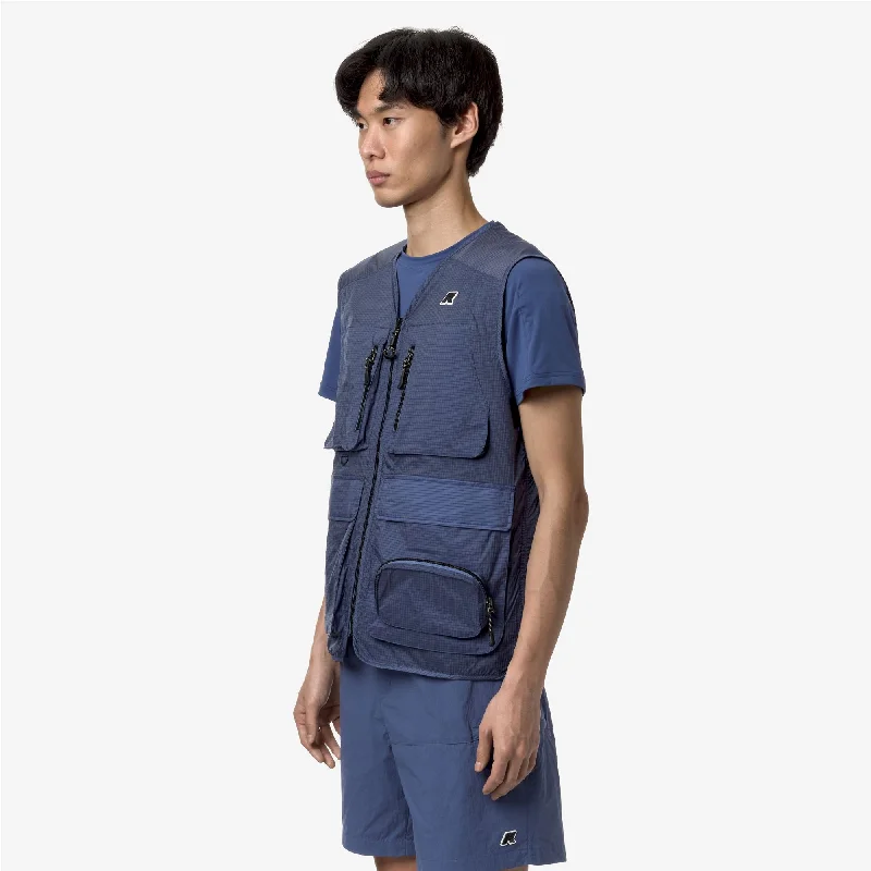 ALLOS - Jackets - Vest - Unisex - BLUE FIORD RIPSTOP