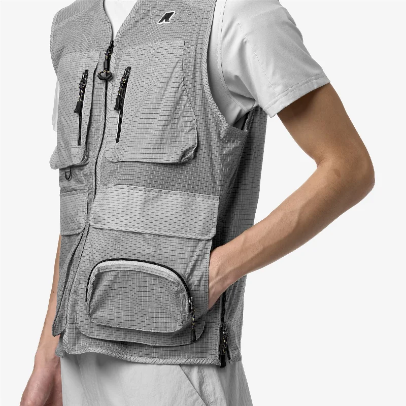 ALLOS - Jackets - Vest - Unisex - GREY ASH RIPSTOP