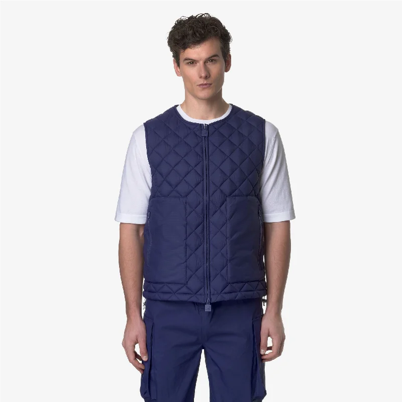 BARNELY ECO LIGHT WARM - Jackets - Vest - Unisex - BLUE MD COBALT