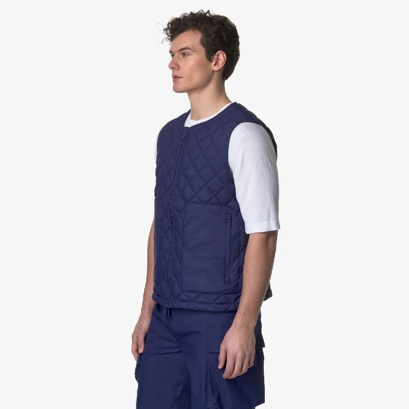 BARNELY ECO LIGHT WARM - Jackets - Vest - Unisex - BLUE MD COBALT