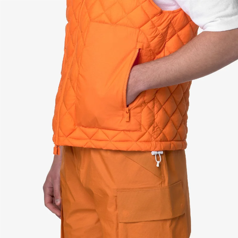 BARNELY ECO LIGHT WARM - Jackets - Vest - Unisex - ORANGE