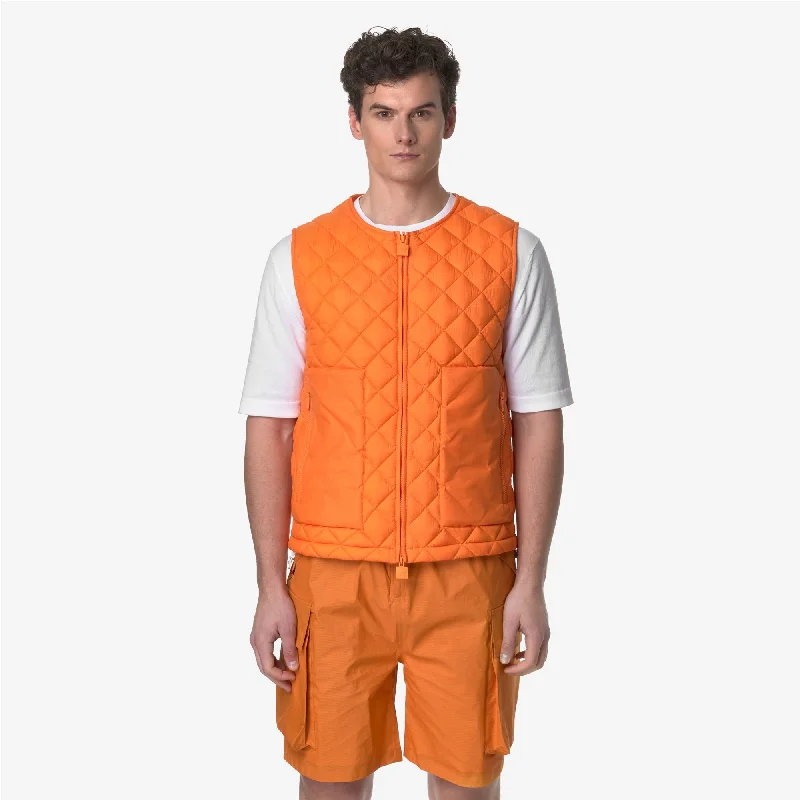 BARNELY ECO LIGHT WARM - Jackets - Vest - Unisex - ORANGE