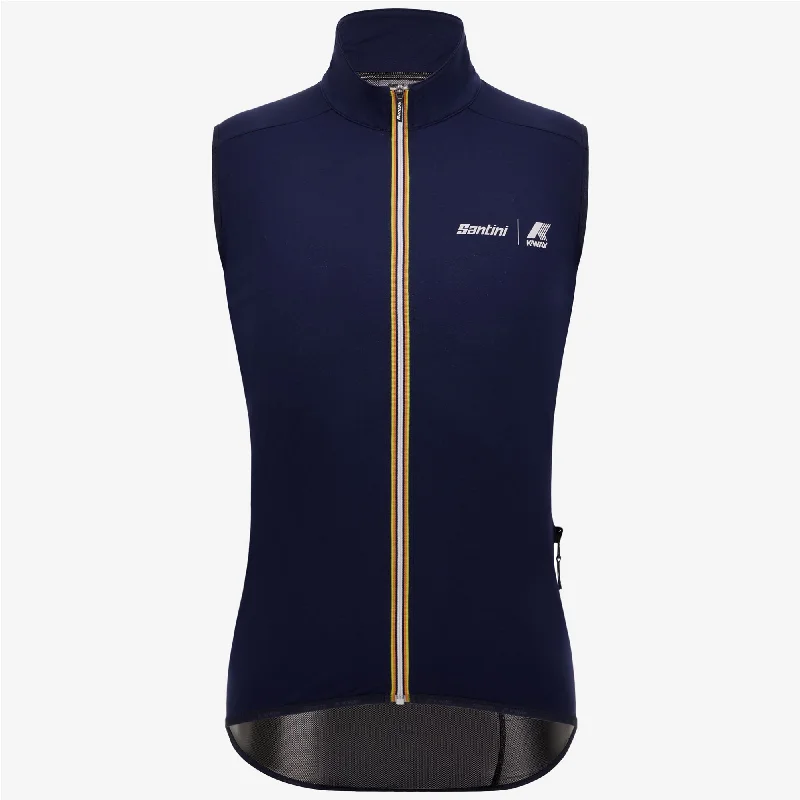 NIMBUS - SANTINI X K-WAY - Jackets - Vest - Unisex - BLUE DEPTH