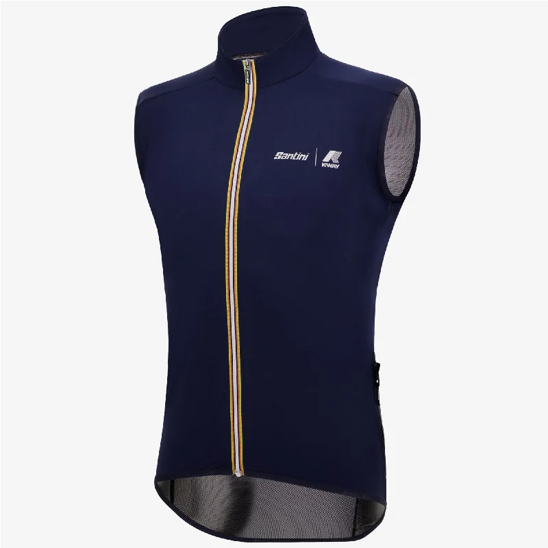 NIMBUS - SANTINI X K-WAY - Jackets - Vest - Unisex - BLUE DEPTH