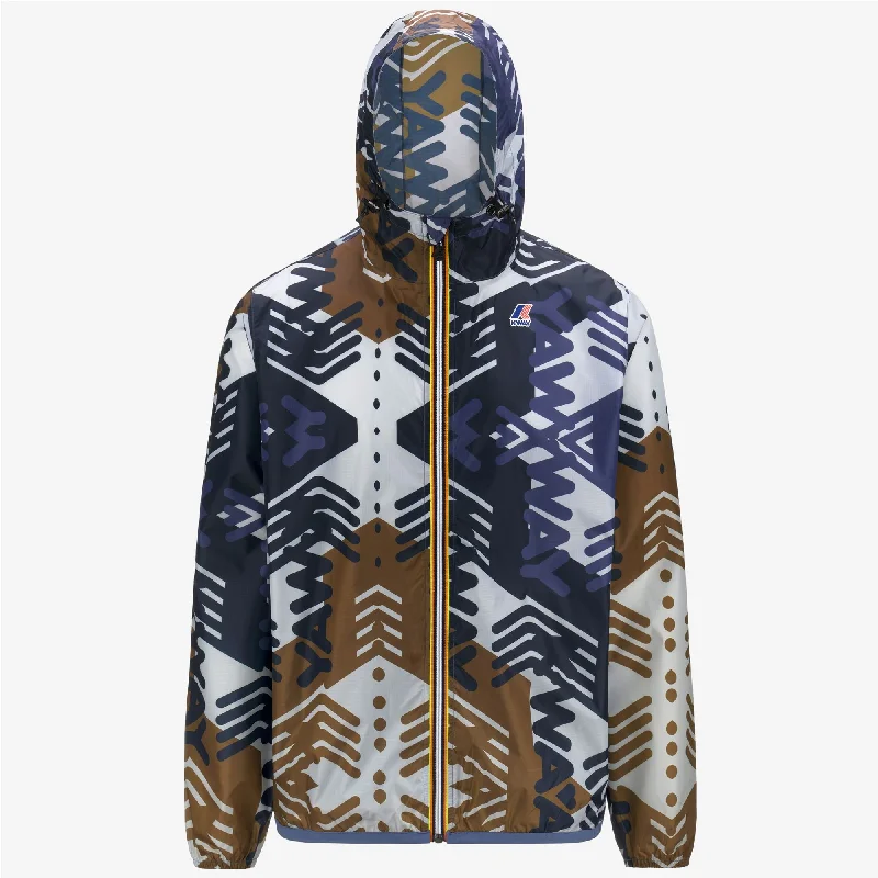 LE VRAI 3.0 CLAUDE GRAPHIC - Jackets - Mid - Unisex - LOGO PATTERN GREY-BLU-INDIGO-CORDA