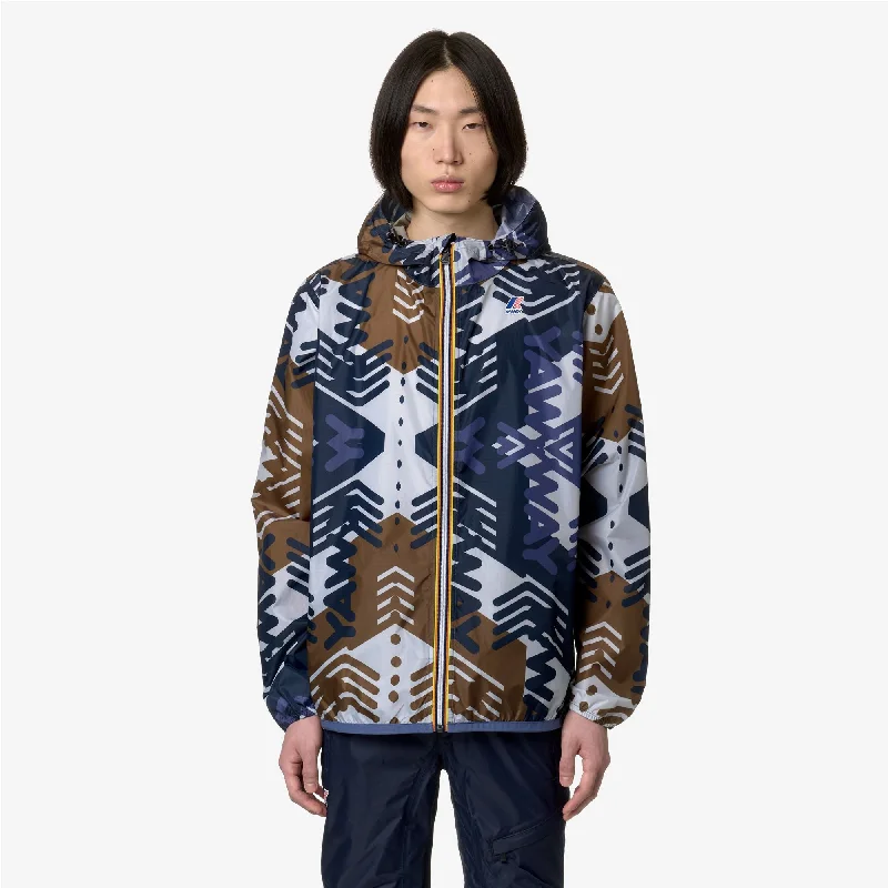 LE VRAI 3.0 CLAUDE GRAPHIC - Jackets - Mid - Unisex - LOGO PATTERN GREY-BLU-INDIGO-CORDA