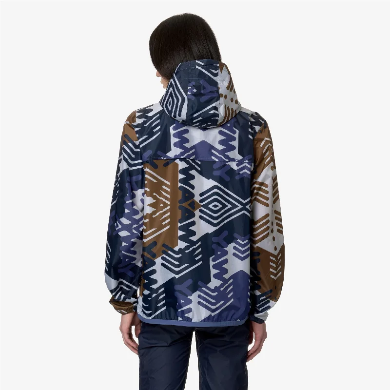 LE VRAI 3.0 CLAUDE GRAPHIC - Jackets - Mid - Unisex - LOGO PATTERN GREY-BLU-INDIGO-CORDA