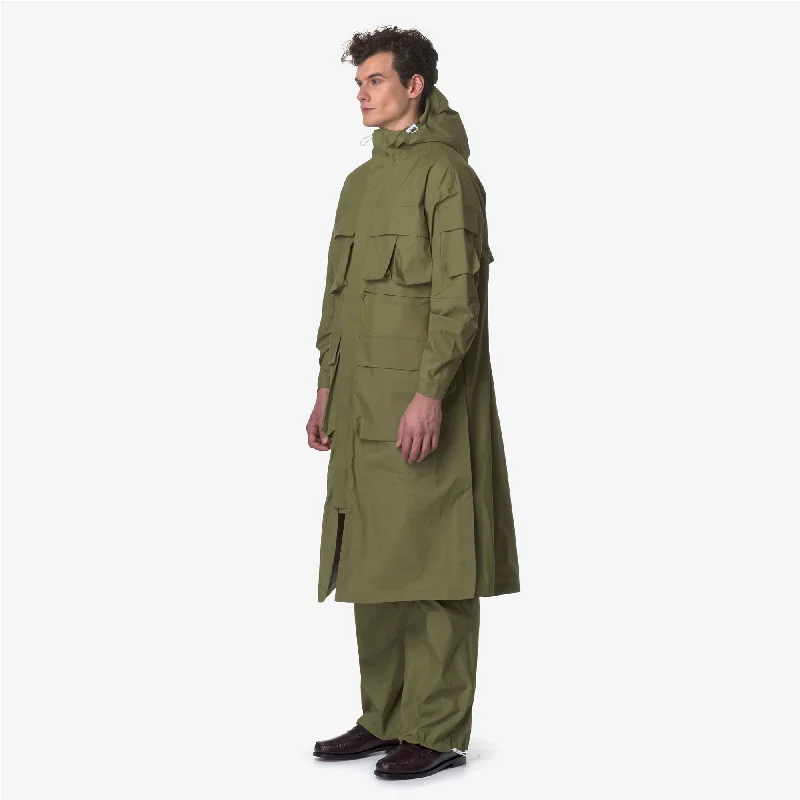 PARK-SHELL - Jackets - Long - Unisex - GREEN SPHAGNUM