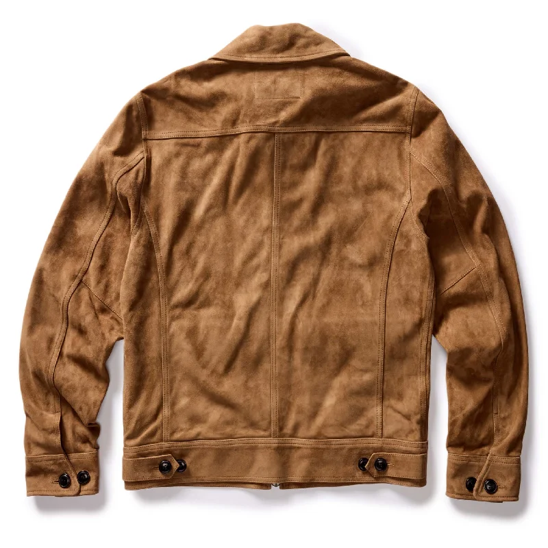 The James Jacket in Vintage Tan Suede