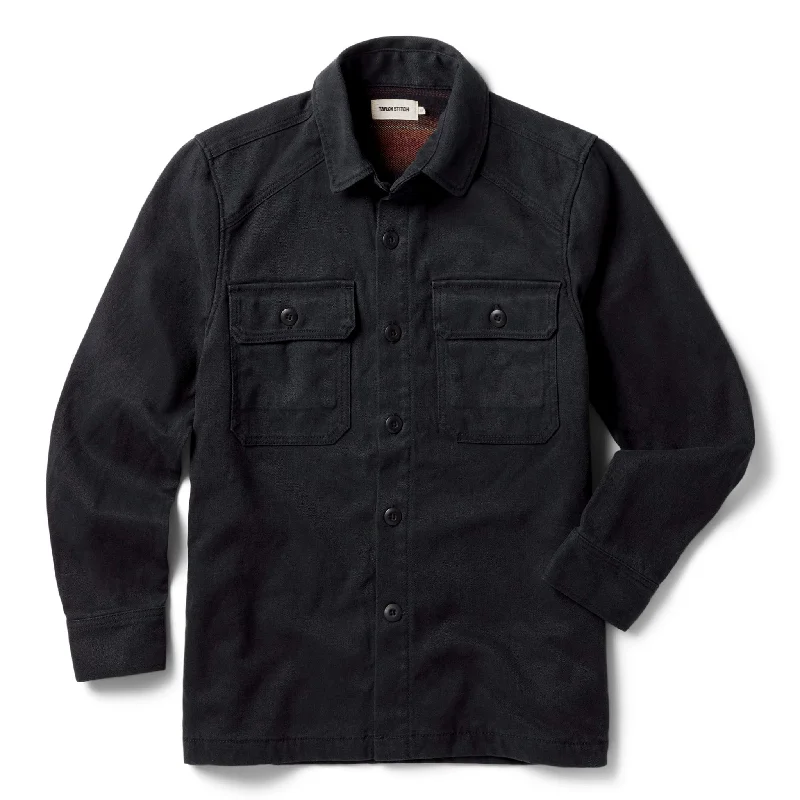 The Lined Shop Shirt in Coal Boss Duck