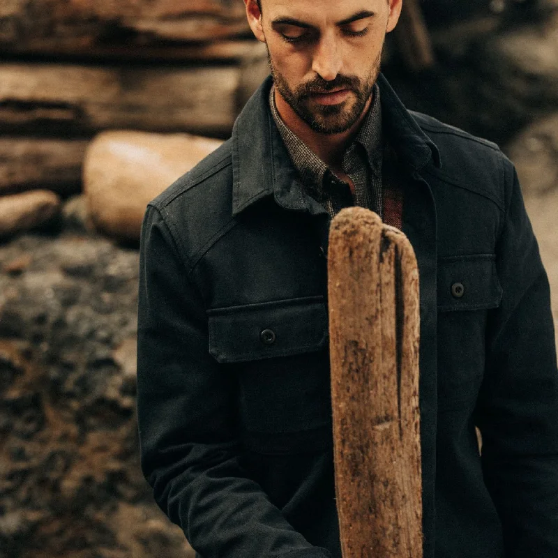 The Lined Shop Shirt in Coal Boss Duck