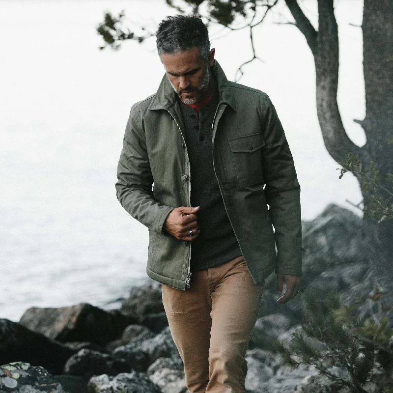 The Lined Watts Jacket in Olive