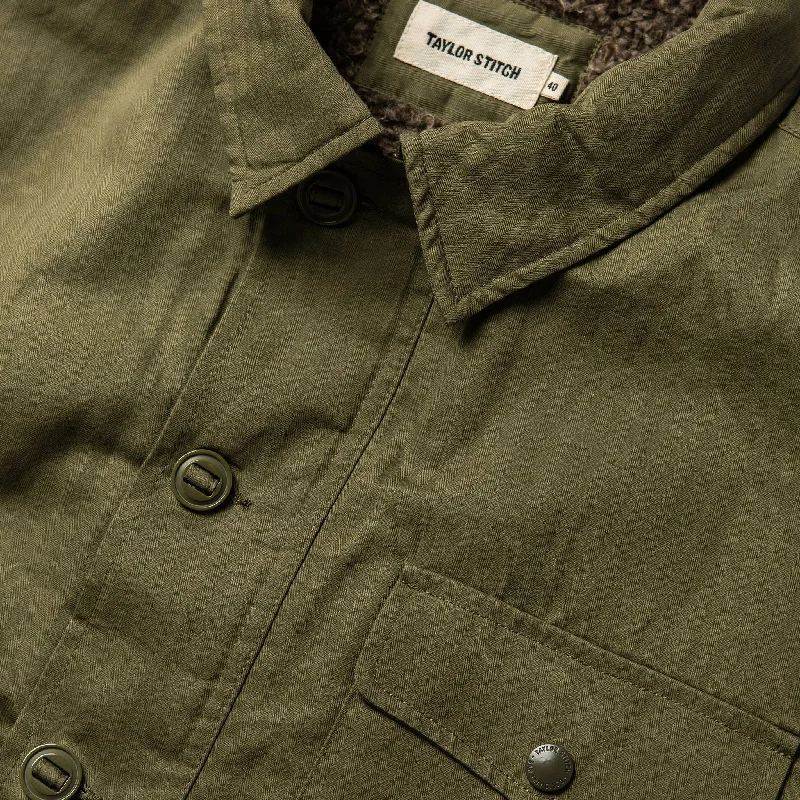 The Lined Watts Jacket in Olive