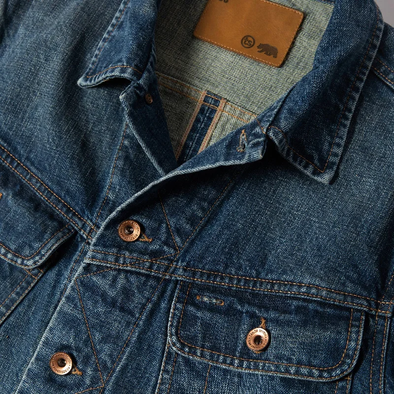 The Long Haul Jacket in 18-Month Wash Organic Selvage