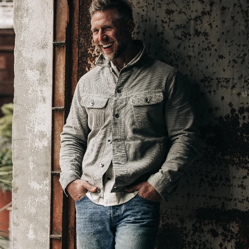 The Long Haul Jacket in Steeple Grey Cord