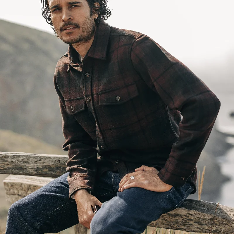 The Maritime Shirt Jacket in Carson Plaid