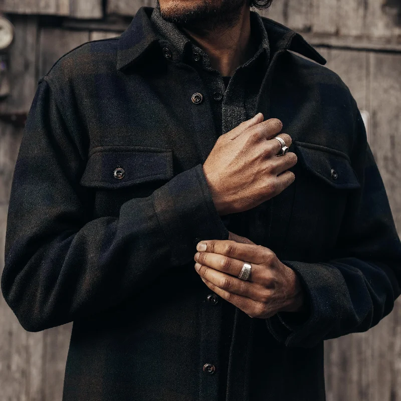 The Maritime Shirt Jacket in Pike Plaid