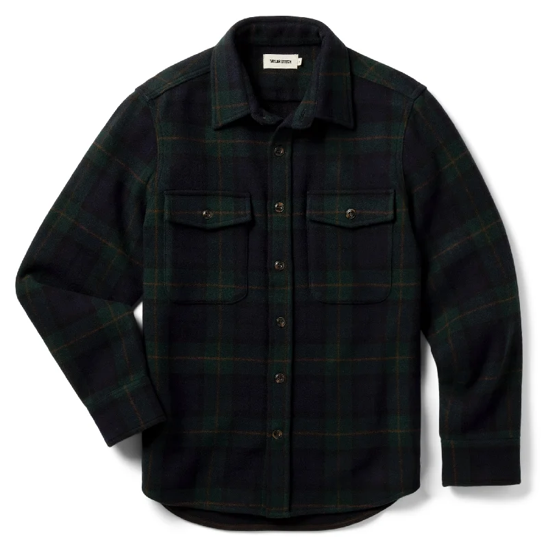 The Maritime Shirt Jacket in Saltwater Plaid