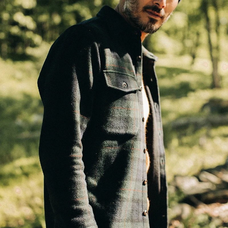 The Maritime Shirt Jacket in Saltwater Plaid